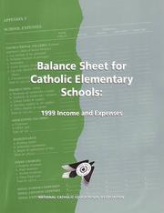 Cover of: Balance Sheet for Catholic Elem Schools | Robert Kealey