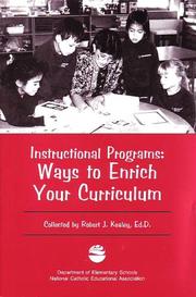 Cover of: Instructional Programs by Robert Kealey