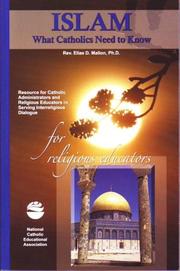Cover of: For Religious Educators: Islam--What Catholics Need to Know