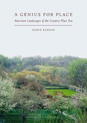 Cover of: A Genius for Place: American Landscapes of the Country Place Era (Published in Association with the Library of American Landsc)