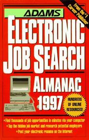 Cover of: Adams Electronic Job Search Almanac 1997 (Adams Almanac Series)