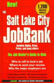 Cover of: The Salt Lake City Jobbank by Steven Graber