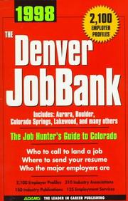 Cover of: 1998 Denver Jobbank