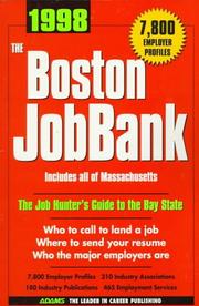 Cover of: Boston Jobbank 1998