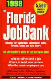 Cover of: Florida Jobbank, 1998 (Job Bank Series)