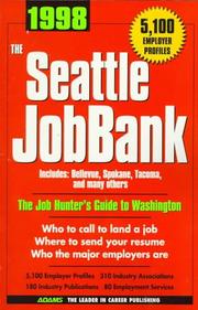 Cover of: 1998 Seattle Jobbank by Steven Graber