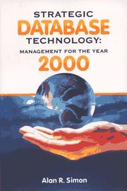 Cover of: Strategic Database Technology by Alan R. Simon
