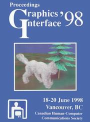 Cover of: Graphics Interface Proceedings, 1998