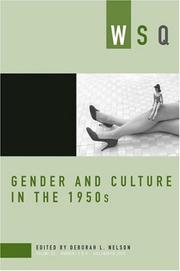 Cover of: Gender And Culture in the 1950s: Wsq, Fall/winter 2005 (Women's Studies Quarterly)