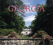 Cover of: Georgia 2003 Calendar | Craig M. Tanner