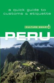 Cover of: Culture Smart! Peru (Culture Smart!)