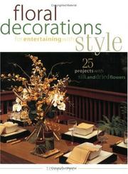 Cover of: Floral Decorations for Entertaining With Style