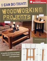 Cover of: I Can Do That! Woodworking Projects (I Can Do That)