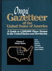 Cover of: Omni Gazetteer of the United States of America by Frank R. Abate