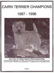 Cover of: Cairn Terrier Champions, 1987-1996