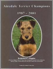 Cover of: Airedale Terrier Champions, 1987-2001 by 