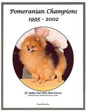 Cover of: Pomeranian Champions, 1995-2002 by 