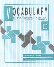 Cover of: Vocabulary for the 21st Century: Book E