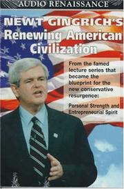 Cover of: Renewing American Civilization by Newt Gingrich