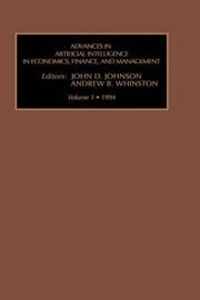 Cover of: Advances in Artificial Intelligence in Economics, Finance and Management (Advances in Artificial Intelligence in Economics, Finance, &)