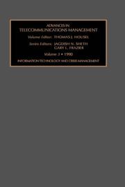 Cover of: Advances in Telecommunications Management Vol. 3 by 
