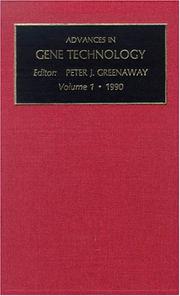 Cover of: Advances in Gene Technology, Volume 1 (Advances in Gene Technology)