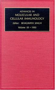 Cover of: Advances in Molecular and Cellular Immunology, Part B (Advances in Molecular & Cellular Immunology)