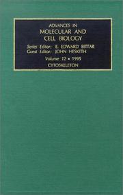 Cover of: Cytoskeleton (Advances in Molecular and Cell Biology)