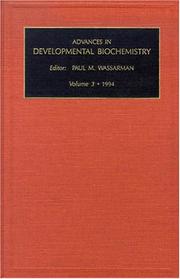 Cover of: Advances in Developmental Biochemistry, Volume 3b (Advances in Developmental Biology)