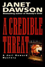 Cover of: A credible threat: a Jeri Howard mystery
