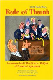Cover of: Rule of Thumb 2004 Calendar | Cos Ferrara