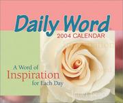 Cover of: Daily Word 2004 Calendar