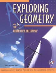 Cover of: Exploring Geometry With the Geomater's Sketchpad (Book/CDROM)