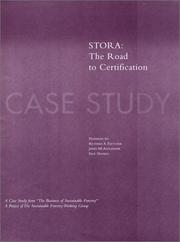 Cover of: The Business of Sustainable Forestry Case Study - STORA: Stora The Road To Certification (Business of Sustainable Forestry; Analyses and Case Studies)