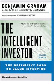 Cover of: The Intelligent Investor