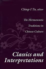 Cover of: Classics and Interpretations by Ching-I Tu