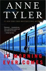 Cover of: If morning ever comes by Anne Tyler