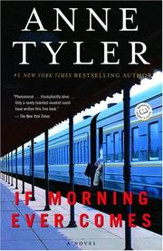 Cover of: If Morning Ever Comes by Anne Tyler