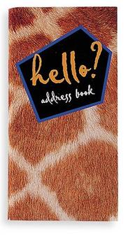 Cover of: Hello? Address Book (Giraffe) by The Creative Team at My Chaotic Life