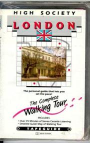 Cover of: High Society London (Walking Tours)