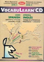 Cover of: Vocabulearn Cd: Learn Spanish/Aprenda Ingles  by 