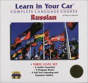 Cover of: Learn in Your Car Russian | Henry N. Raymond