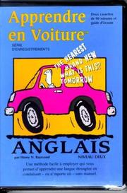 Front cover of Appraendre En Voiture by Unknown