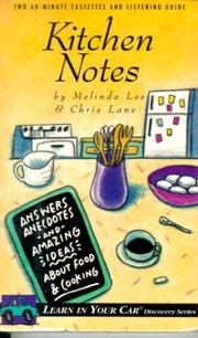 Front cover of Kitchen Notes by Melinda Lee