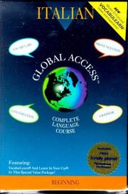 Cover of: Global Access : Italian Complete Language Course - Beginning