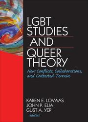 Cover of: LGBT Studies and Queer Theory by 