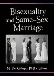 Cover of: Bisexuality and Same-Sex Marriage
