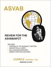 Cover of: Asvab/Afct Armed Services Vocation Aptitude Battery/Armed Forces Classification Test by Douglas A. Prybylowski