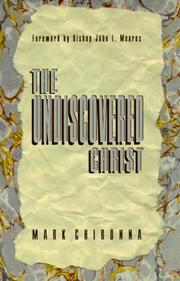 Cover of: Undiscovered Christ