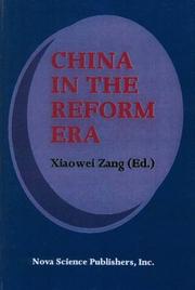 Cover of: China in the Reform Era